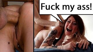 — Ты можешь трахнуть мою задницу глубже и быстрее? Sweetyrabbit обожает получать анальный фунт! порно